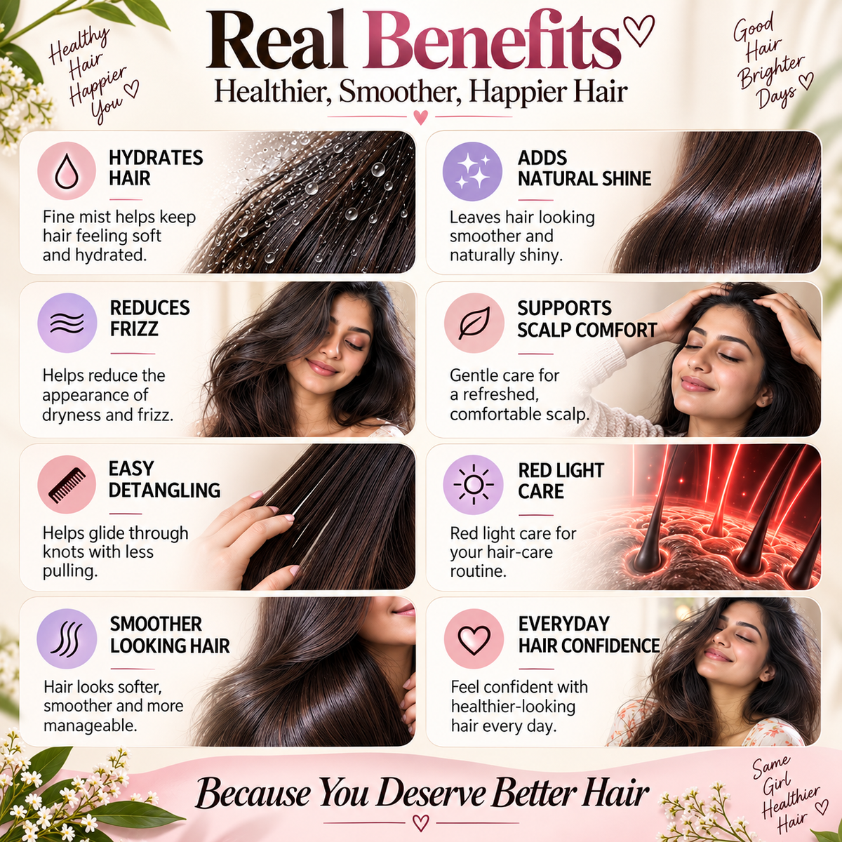 GlossUp™ — The Smart Hair Care Brus