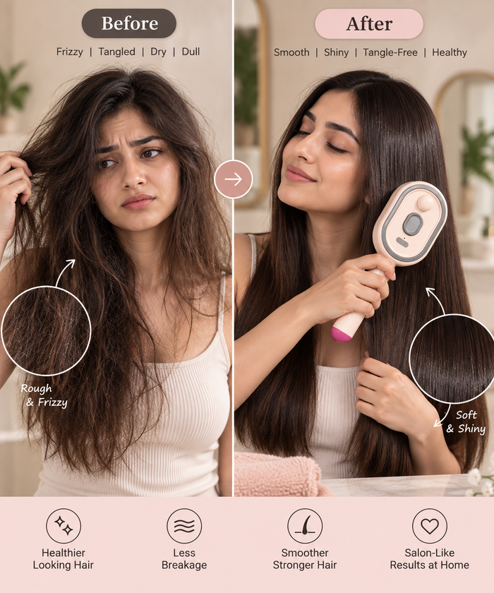 GlossUp™ — The Smart Hair Care Brush