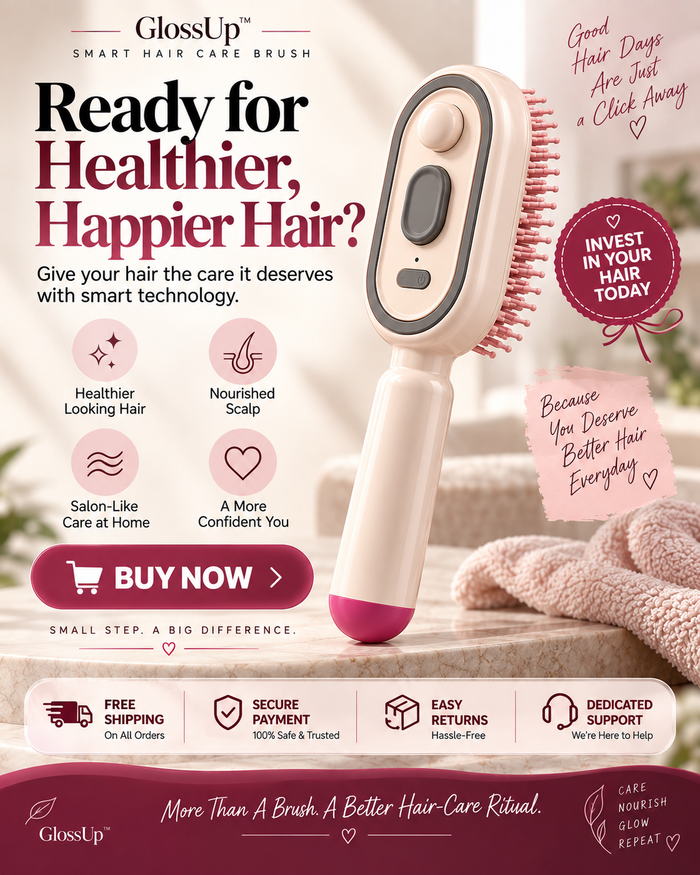 GlossUp™ — The Smart Hair Care Brush