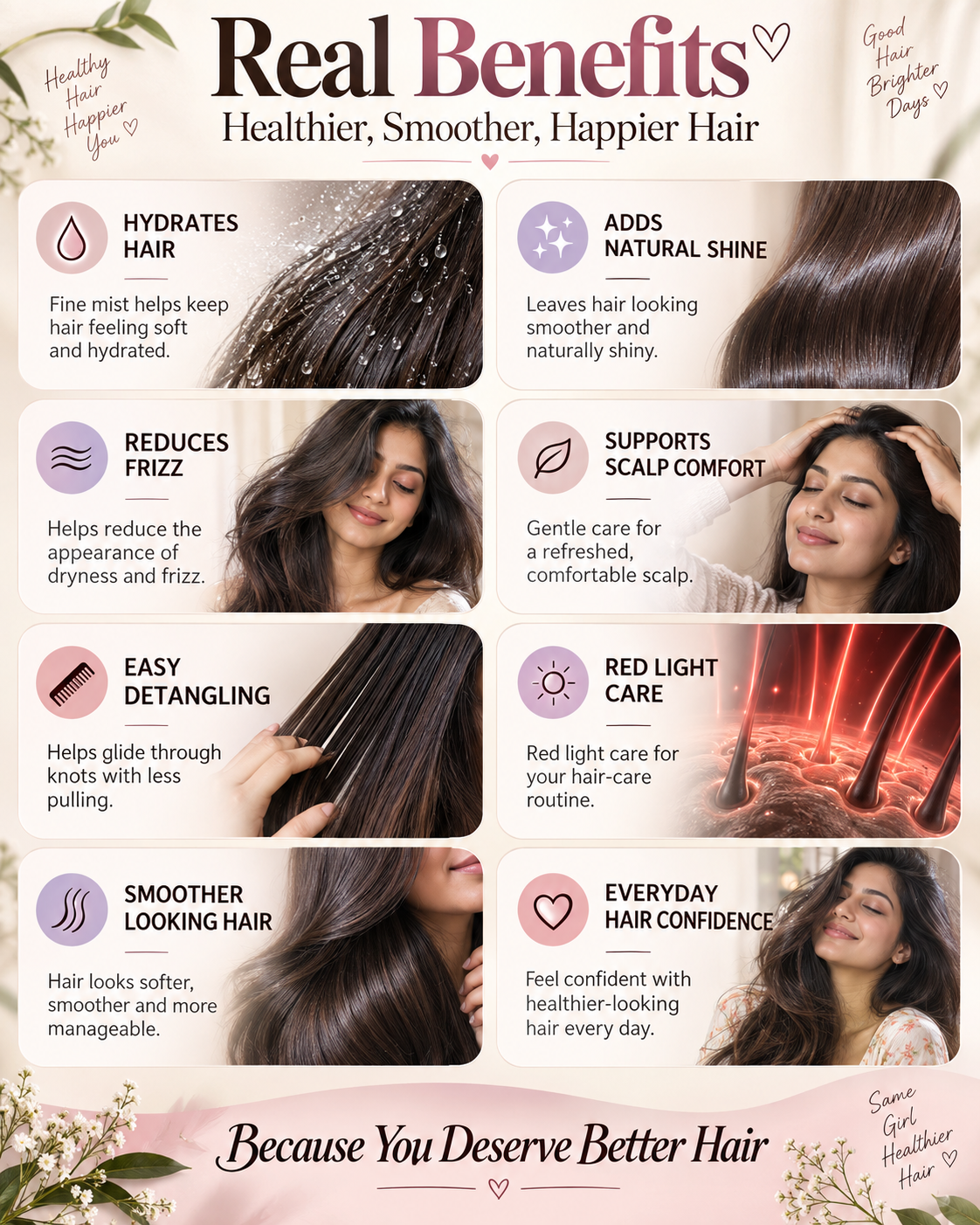 GlossUp™ — The Smart Hair Care Brush