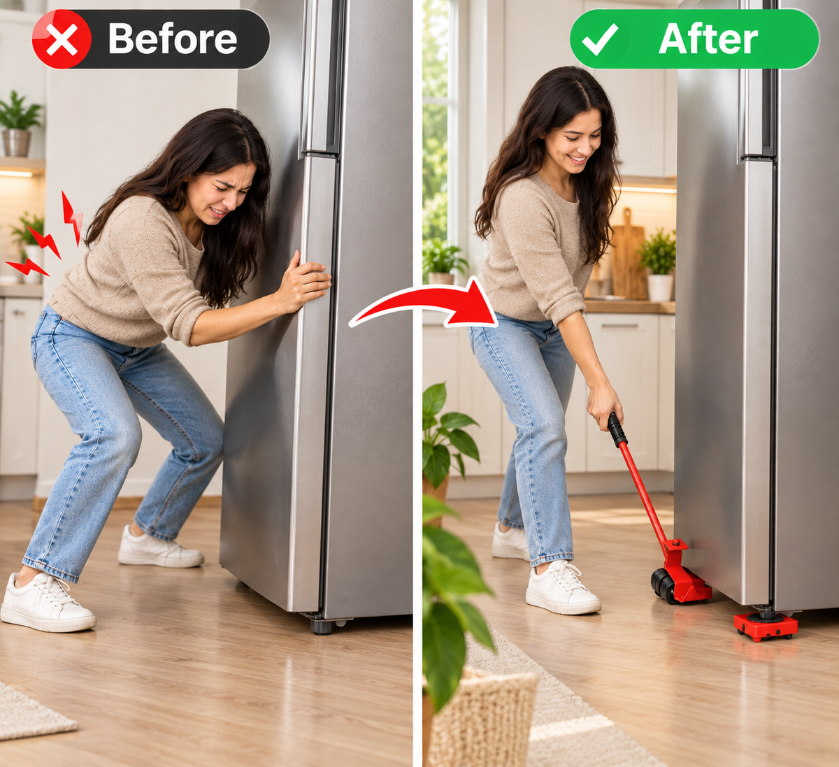 MoveEase™ Furniture Lifter & Mover Set
