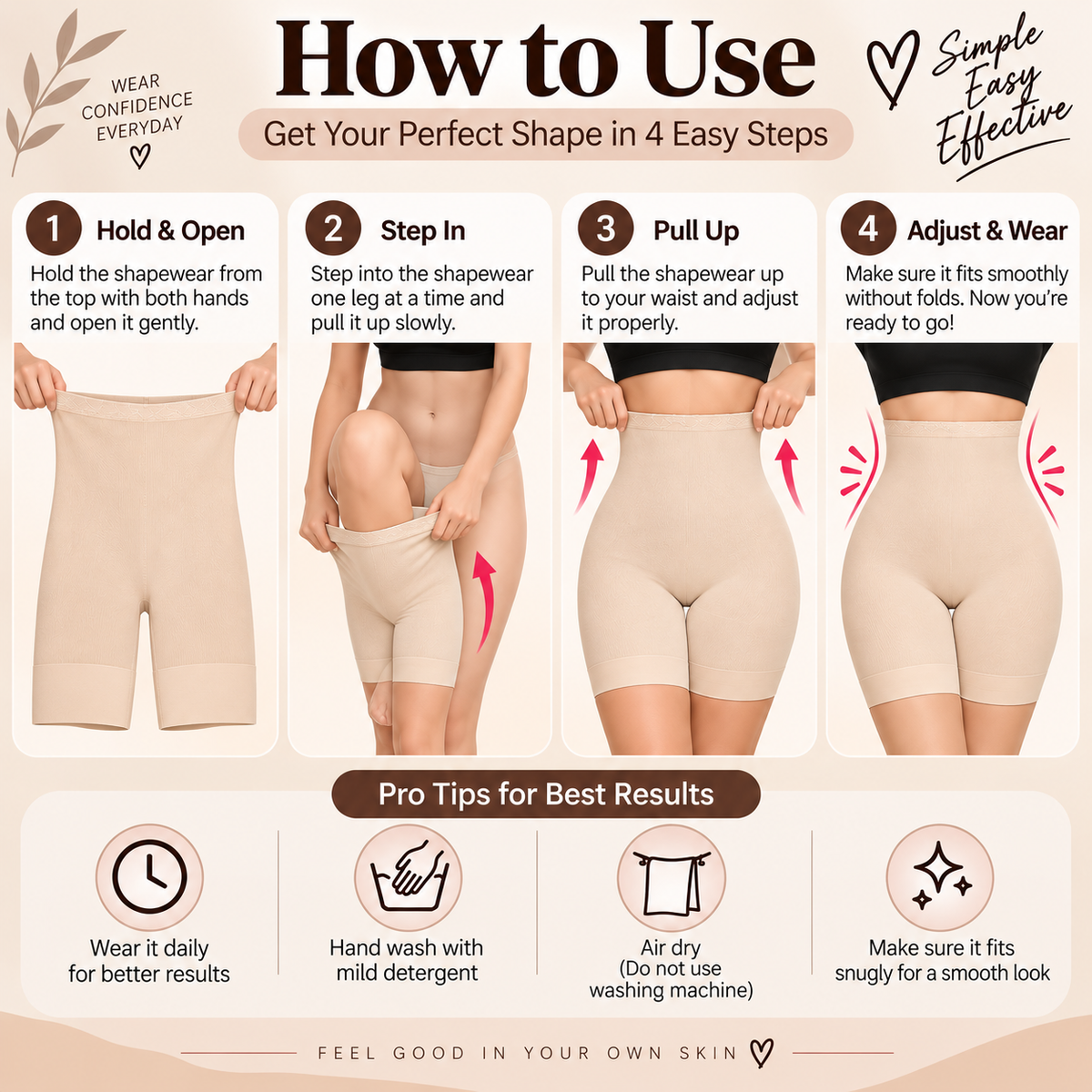 Tummy Control Body Shaper™ – High-Waist Shaping Shapewear for Women